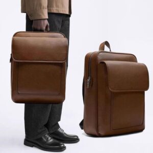 Mens Leather Backpack