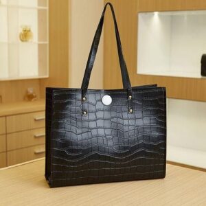 Shoulder Bags PU Leather Crocodile Pattern Printing Female Casual Women Handbags