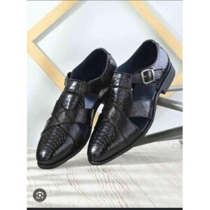 Mens Oxford Cooperate Leather Shoe - Black